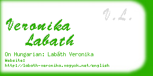 veronika labath business card
